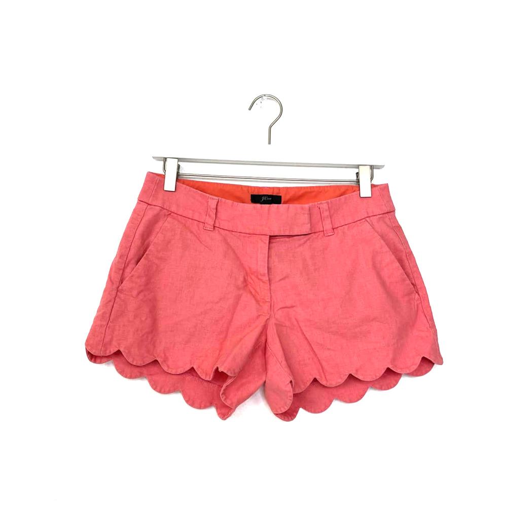 J.Crew Linen Blend Shorts 2 Spring Summer Fall Casual Beach Chic Boho Chino